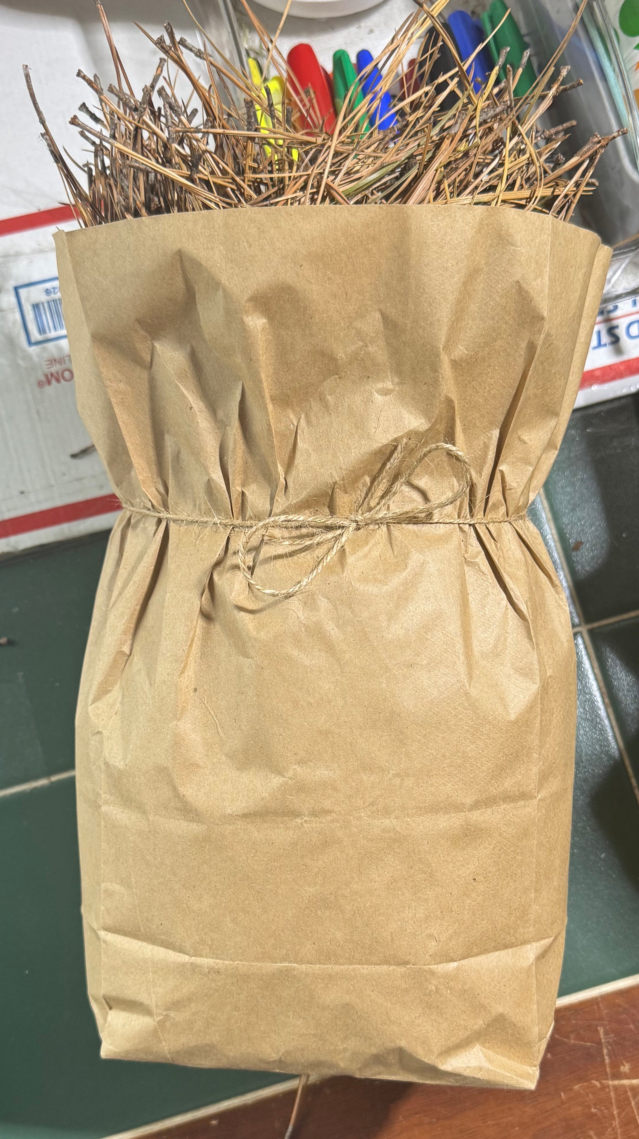 Short Leaf Pine Needles for Basketmaking Basketry 16oz per Bundle